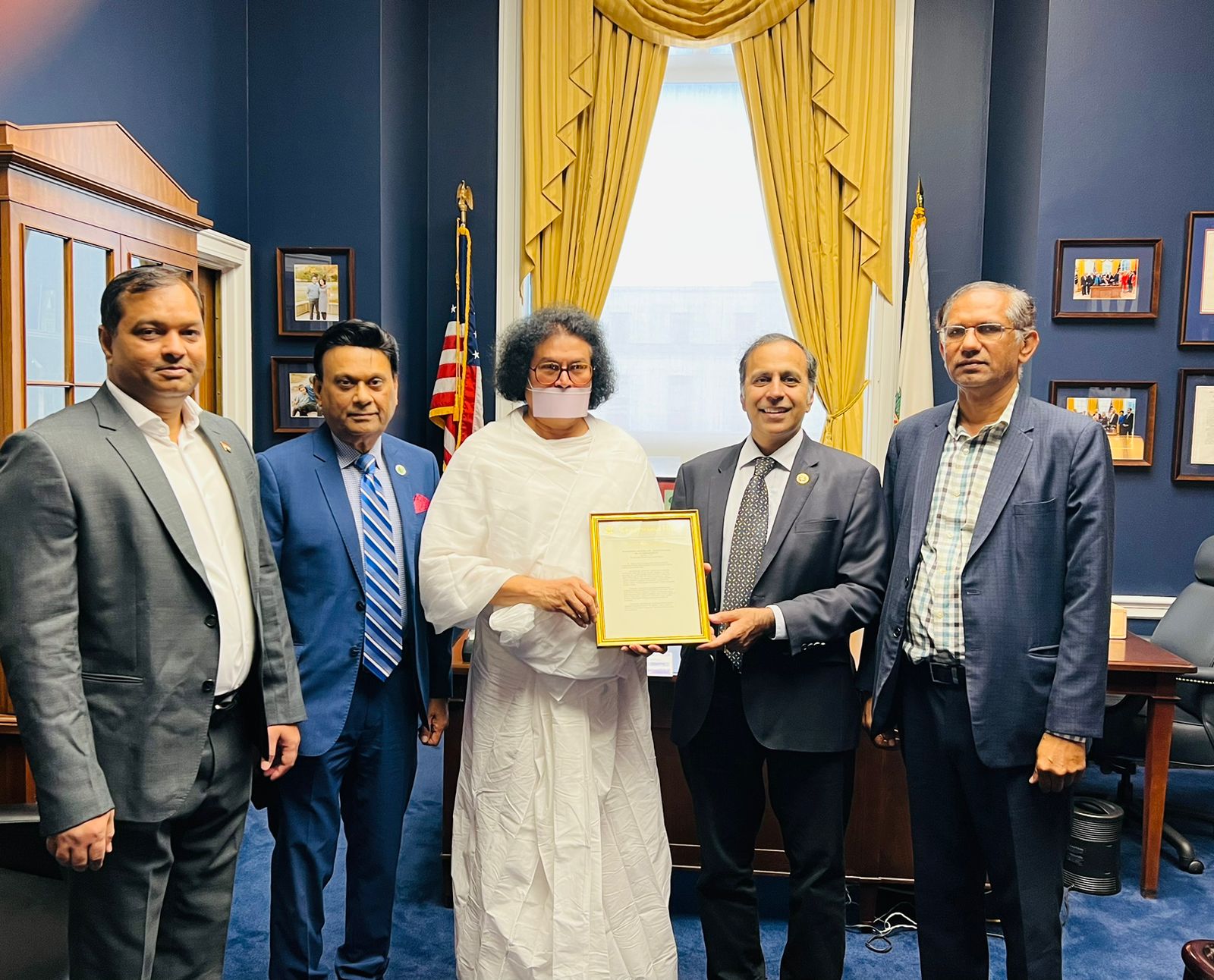 Sri Sri Ravi Shankar Acharya Lokesh Muni get recognition in US Congress