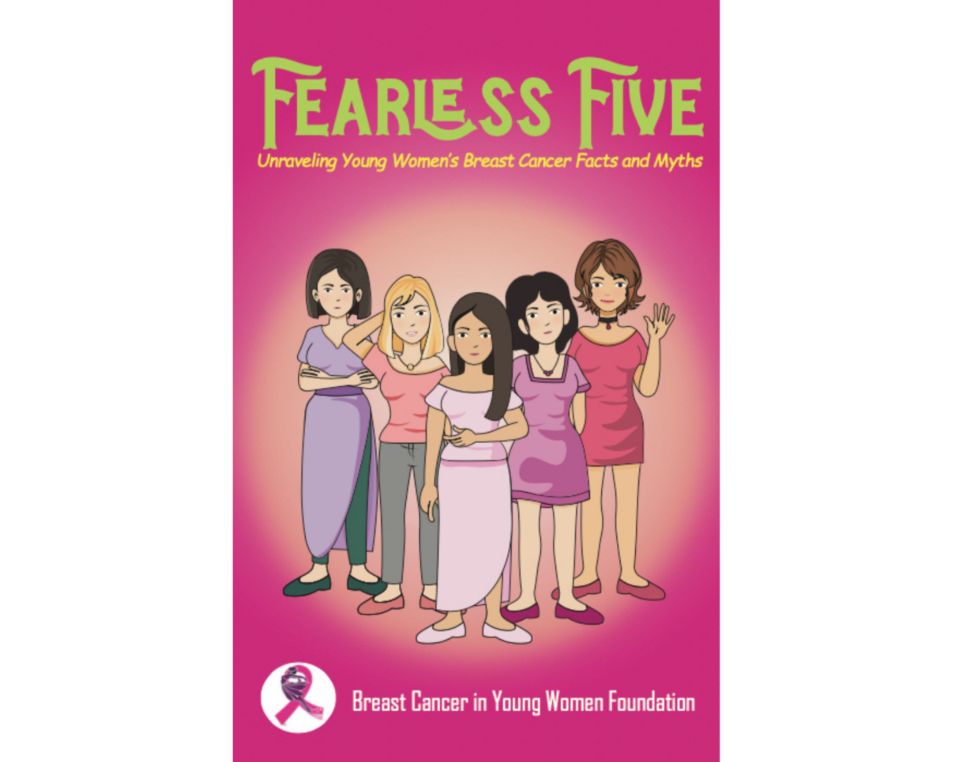 This comic educates young women on breast health and cancer risk