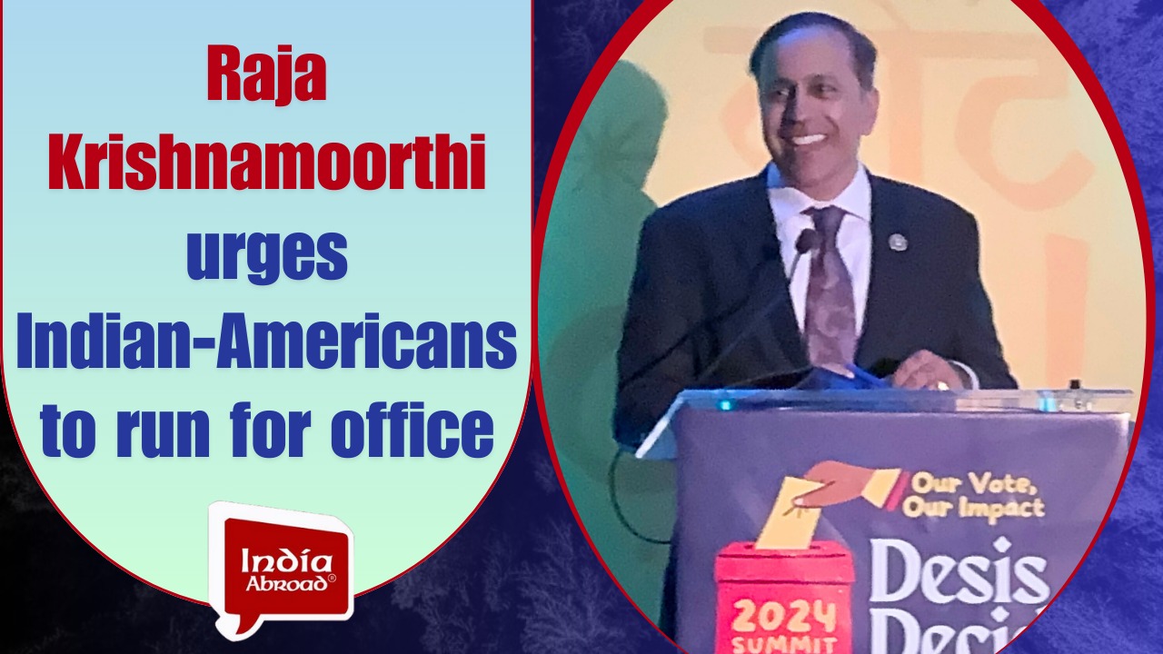 M Office Raja Raja Krishnamoorthi urges Indian-Americans to run for office