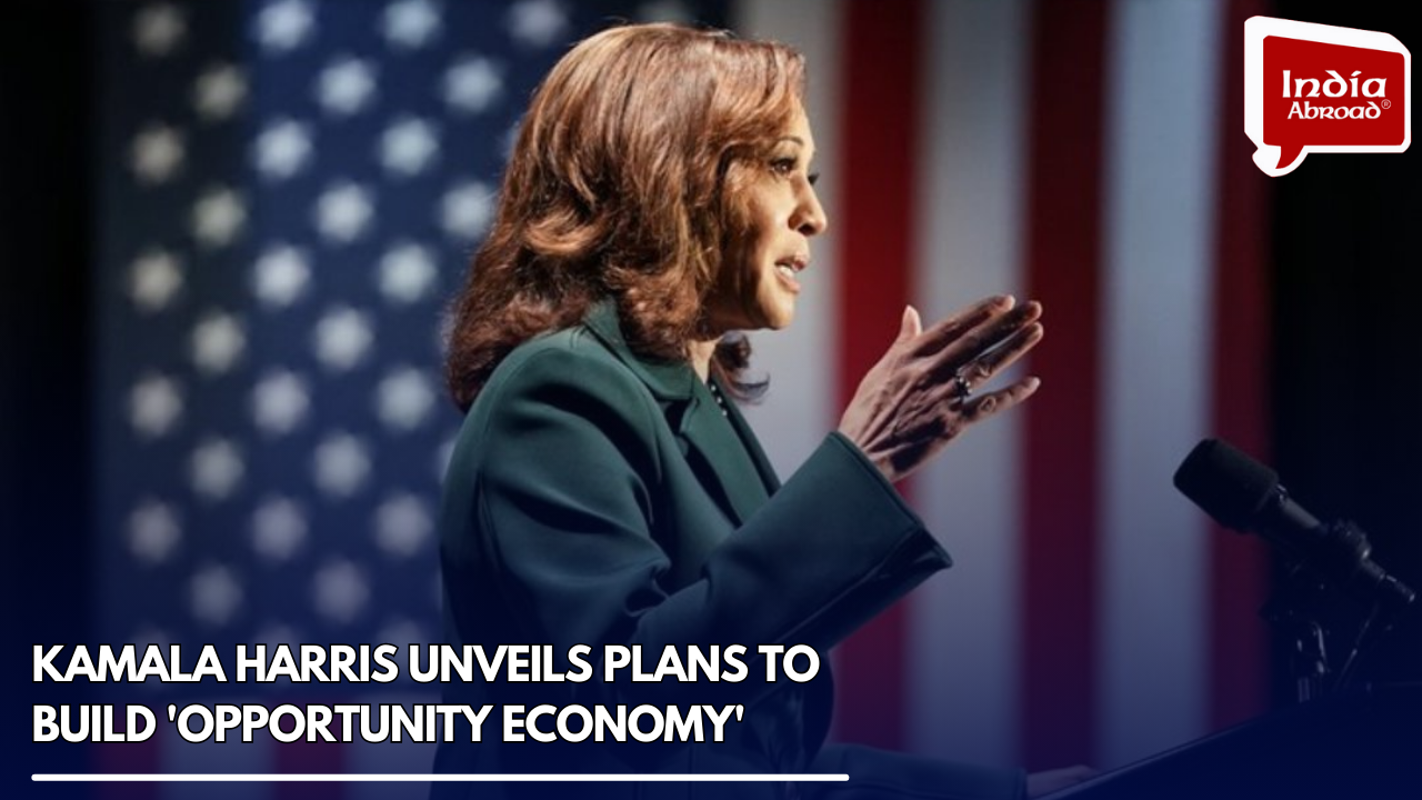 Kamala Harris unveils plans to build 'opportunity economy'