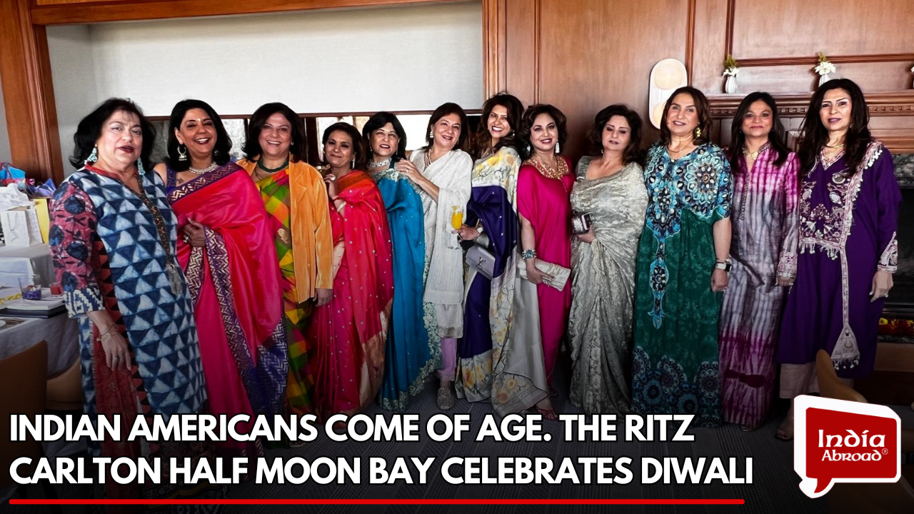 Indian Americans come of age. The Ritz Carlton Half Moon Bay celebrates Diwali