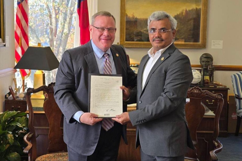 Subba Reddy Madireddy honored for advancing USIndia relations