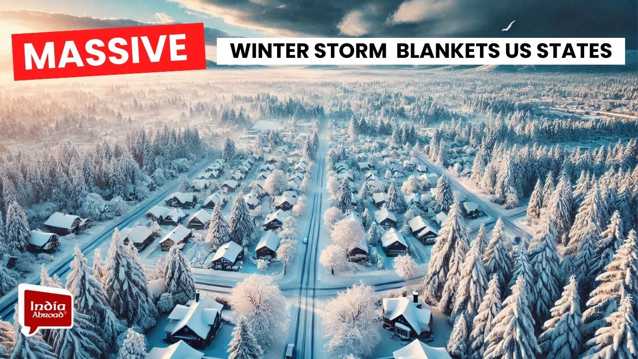 Massive winter storm blankets US states