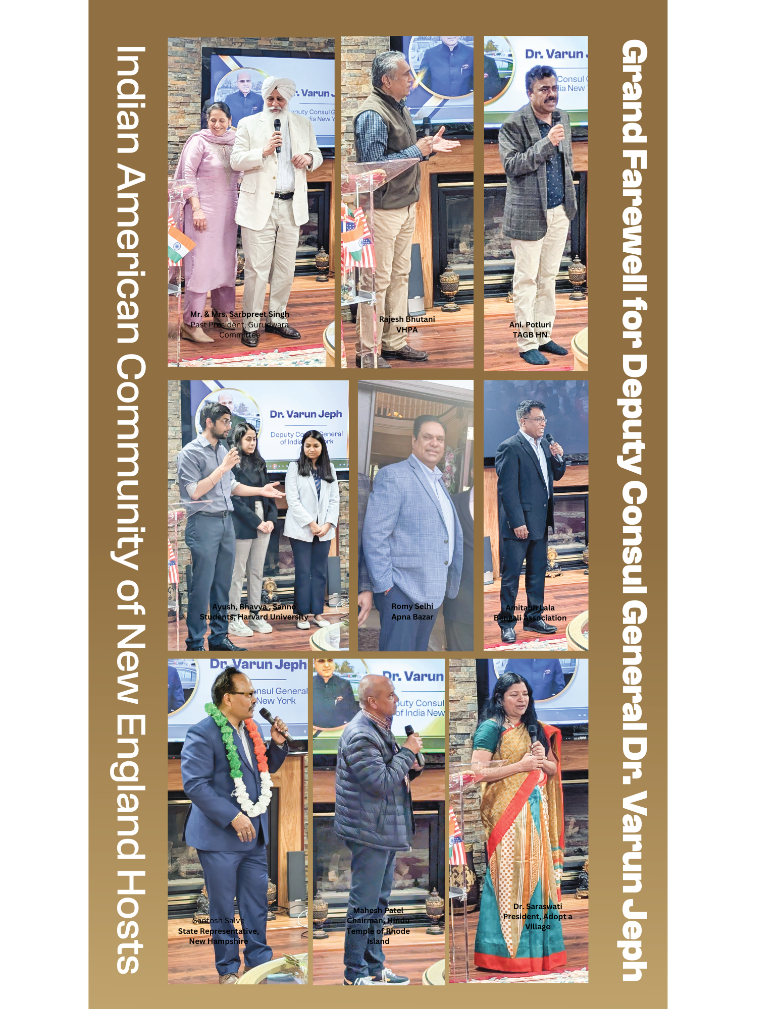 Deputy Consul General Jeph honored at Massachusetts farewell