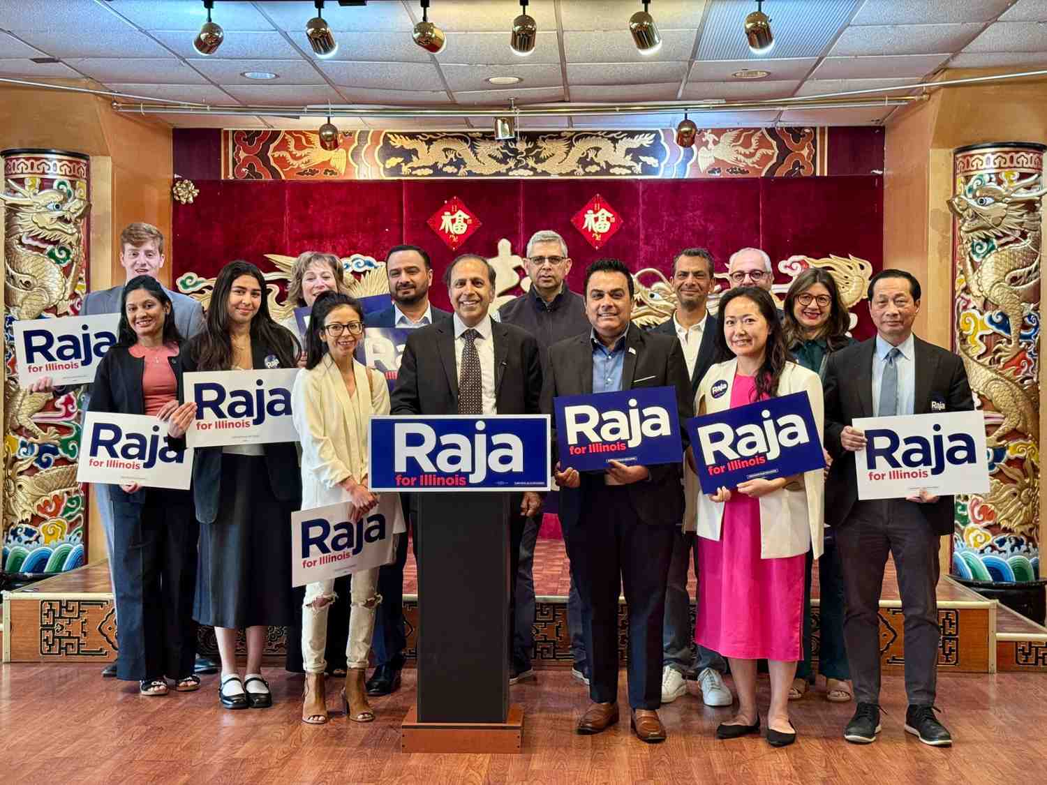 AAPI leaders in Illinois back Raja Krishnamoorthi for US Senate