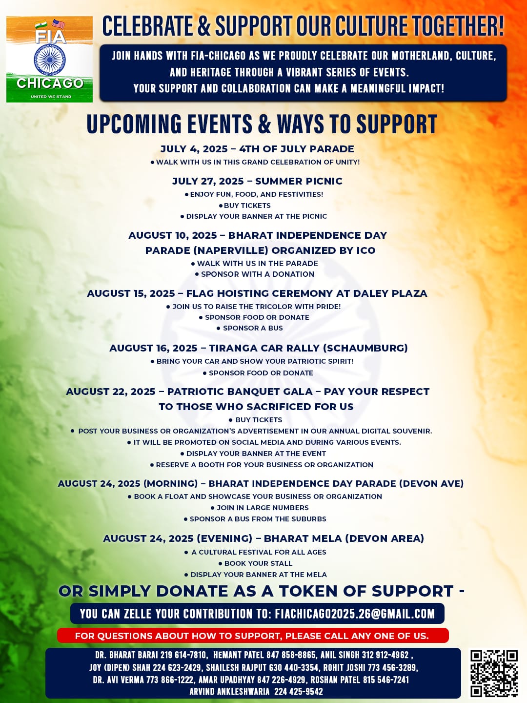 FIAChicago announces Independence Day event lineup