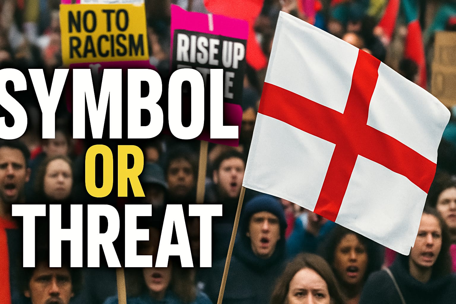 Immigration opposition fuels English National flag frenzy