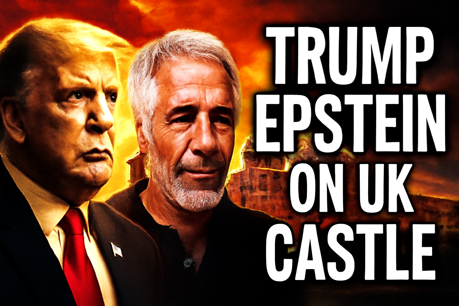 Four Arrested Over Trump-Epstein Castle Projection