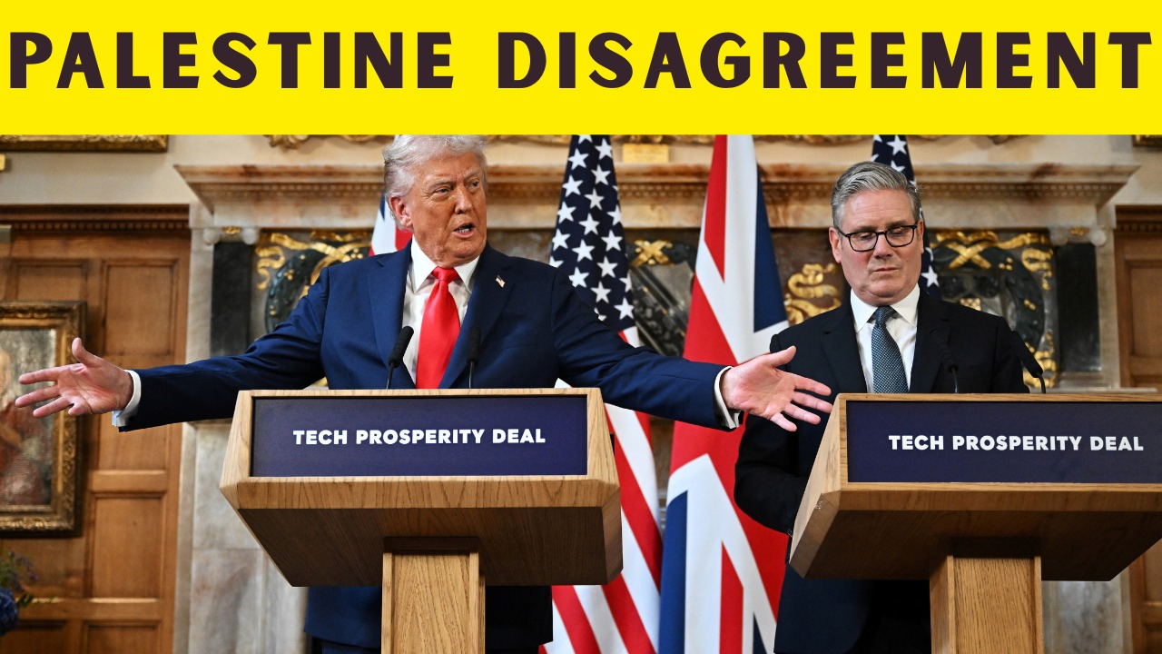 Trump disagrees with UK on recognising Palestinian state