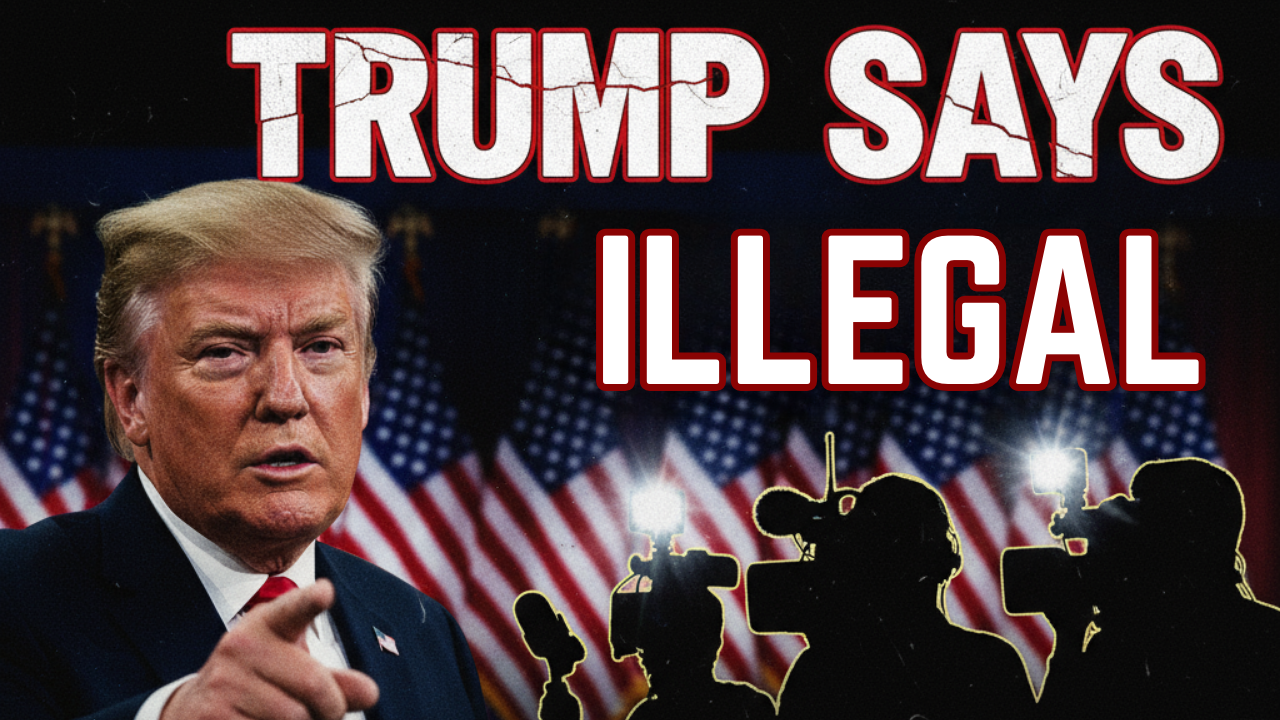 Trump says it's 'illegal' for TV networks to consistently criticize him