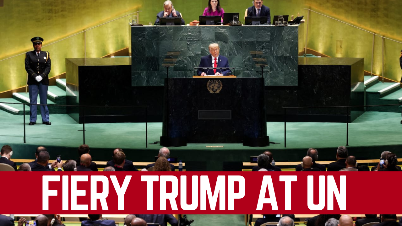 Trump lashes out at world leaders in combative UN speech
