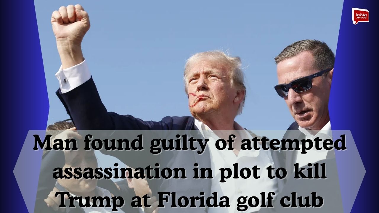 Man found guilty of attempted assassination in plot to kill Trump at Florida golf club