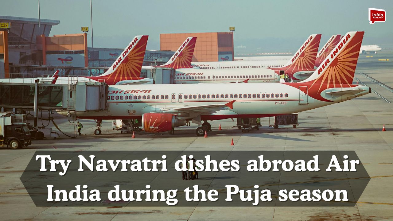 Try Navratri dishes abroad Air India during the Puja season