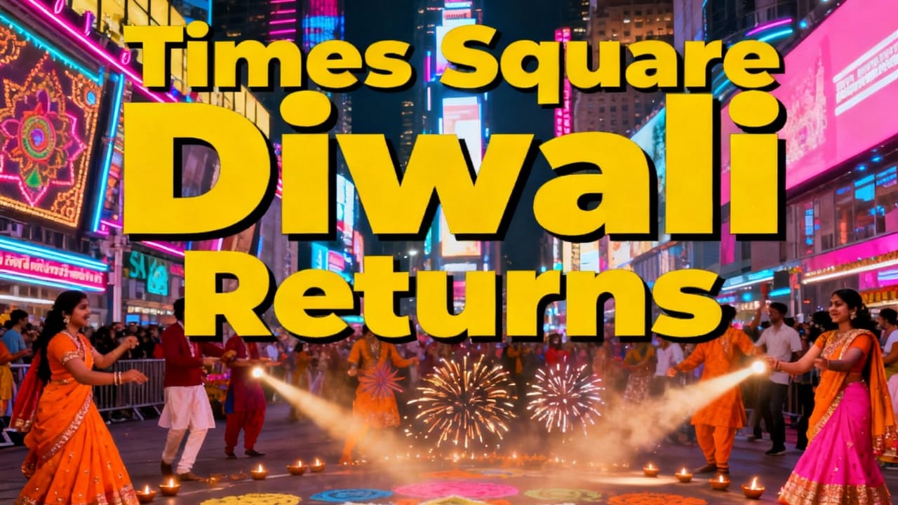Diwali at Times Square Celebrates 10 Years in 2025