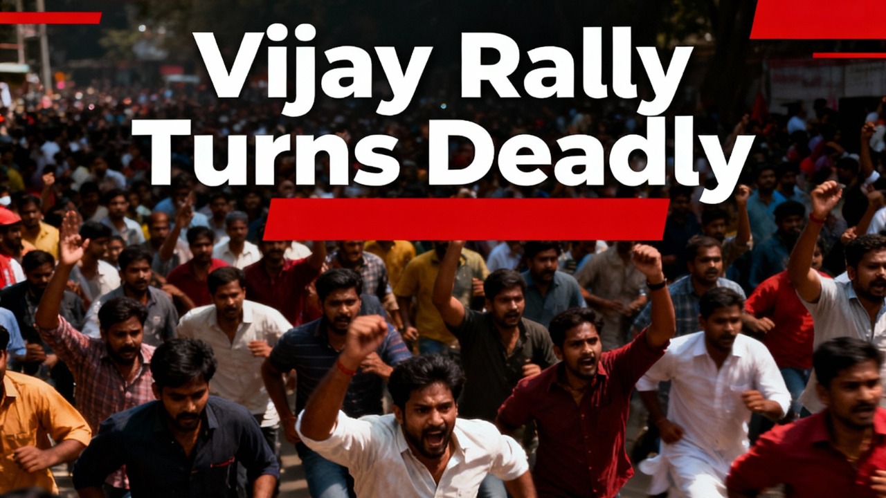 39 Dead in Stampede at Tamil Actor Vijay’s Political Rally