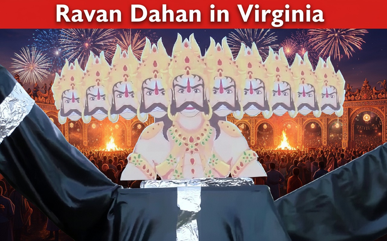 Durga Temple of Virginia celebrates grand Vijay Dashami