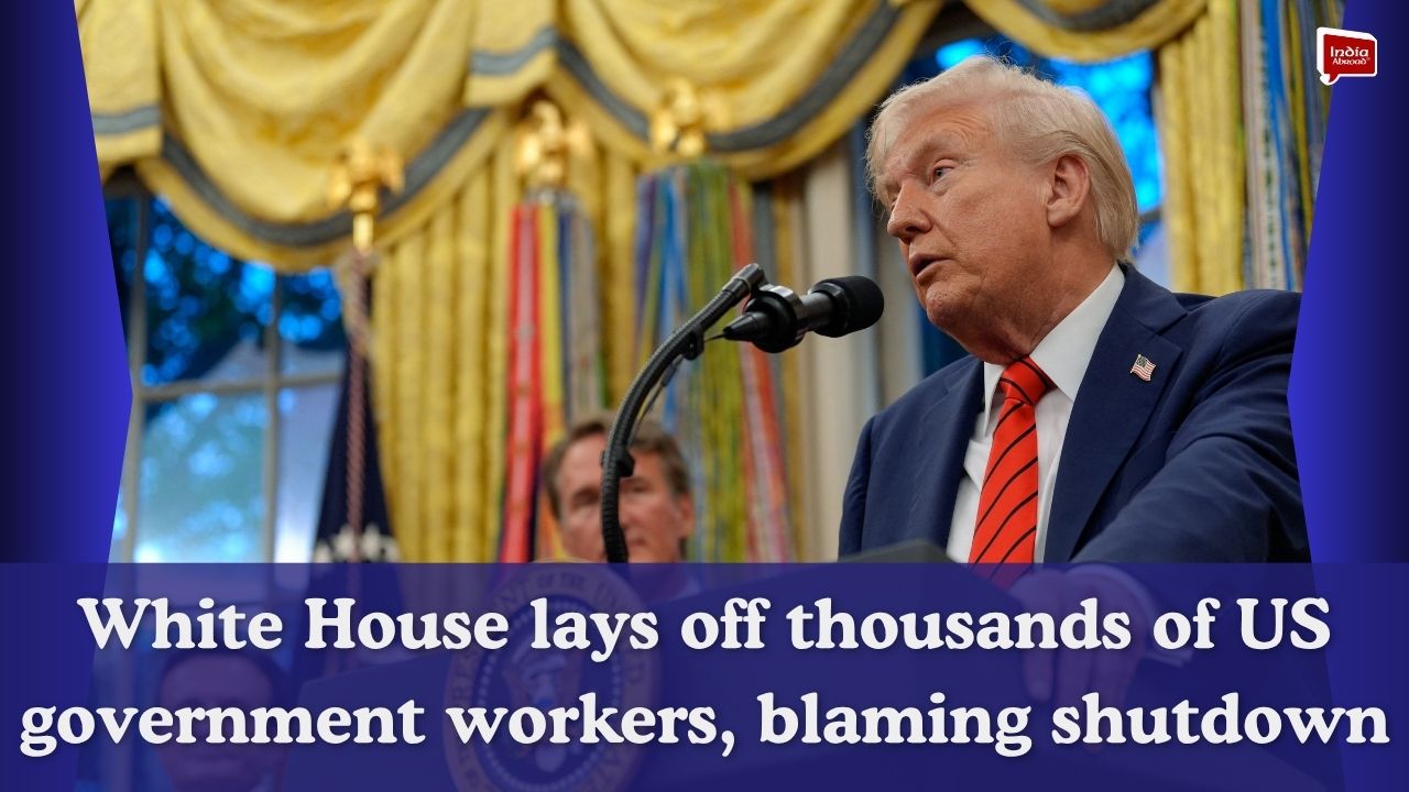 White House lays off thousands of US government workers, blaming shutdown