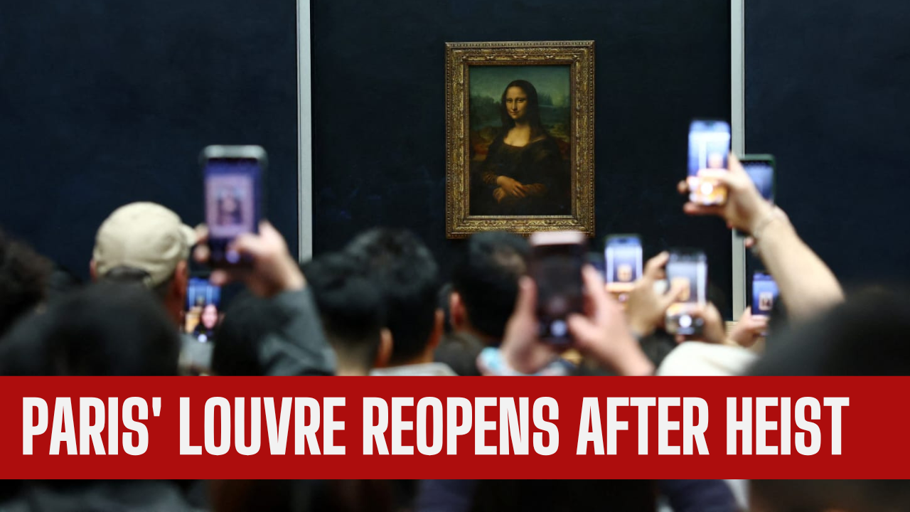Paris' Louvre reopens after heist, as backlash grows over security flaws