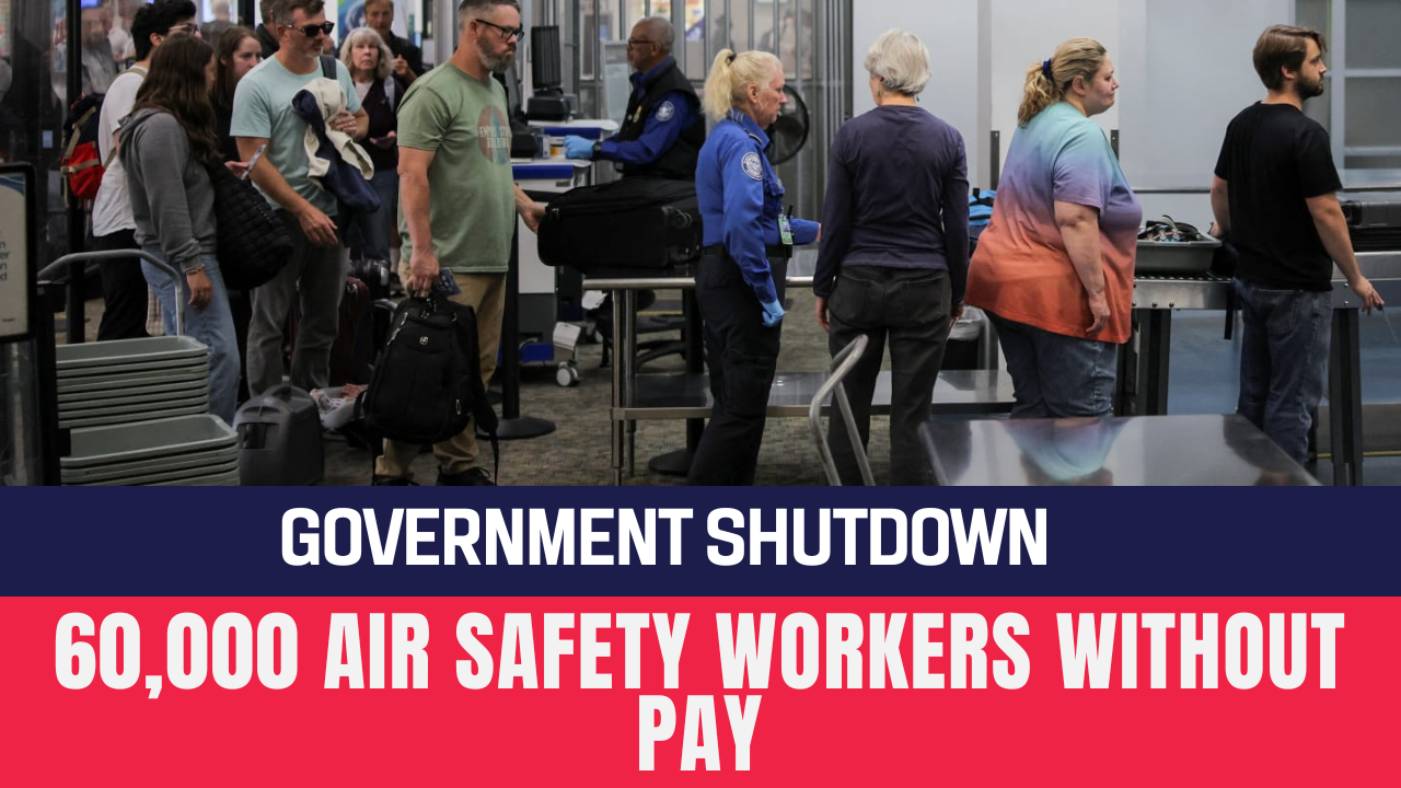 Grounded paychecks: 60,000 air safety workers tighten belts as US shutdown drags on