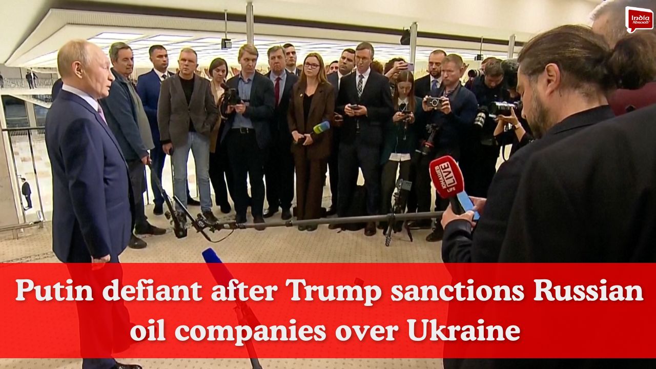 Putin defiant after Trump sanctions Russian oil companies over Ukraine