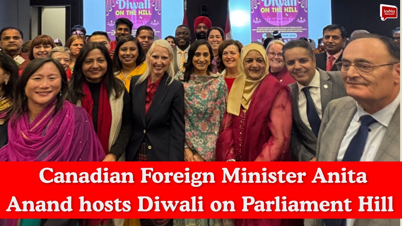 Canadian Foreign Minister Anita Anand hosts Diwali on Parliament Hill