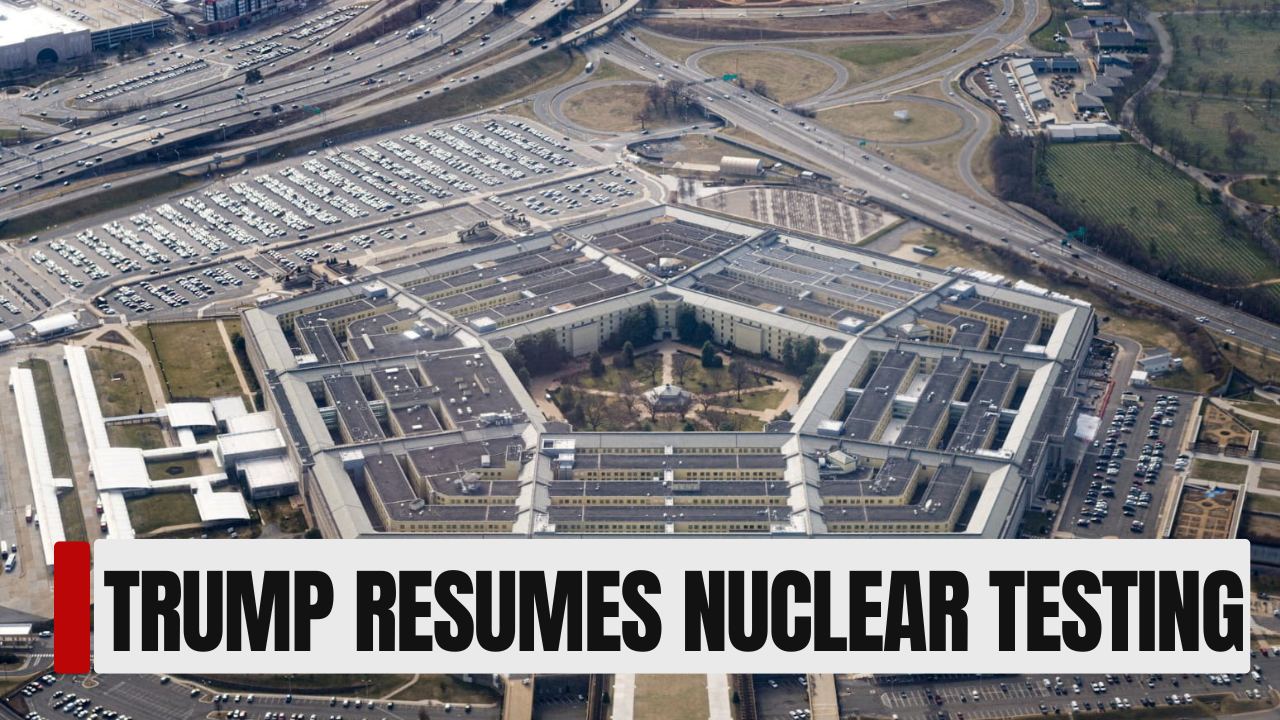 Trump tells Pentagon to immediately resume testing US nuclear weapons