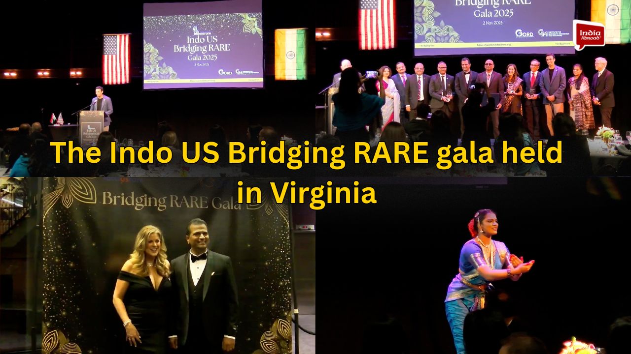 The Indo US Bridging RARE gala held in Virginia 