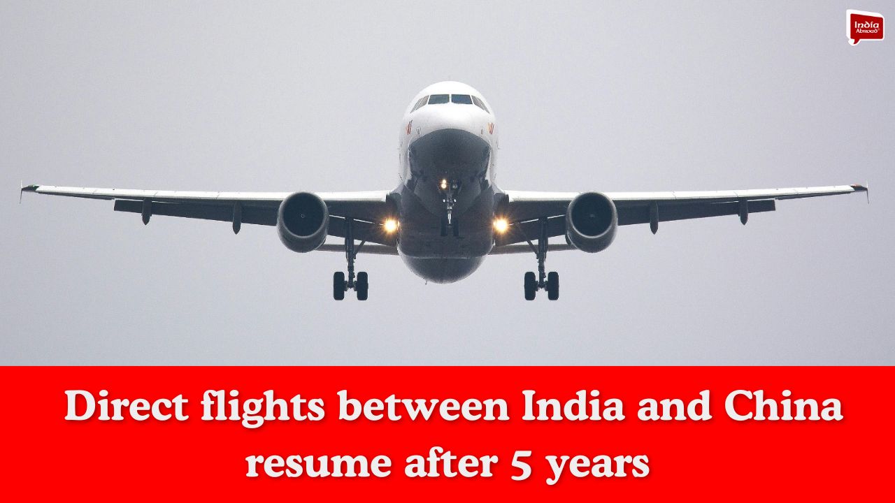 Direct flights between India and China resume after 5 years