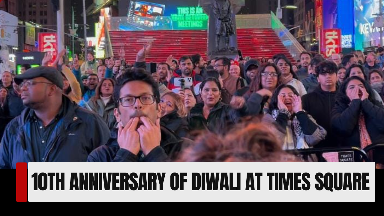 Diwali at Times Square celebrates its 10th anniversary
