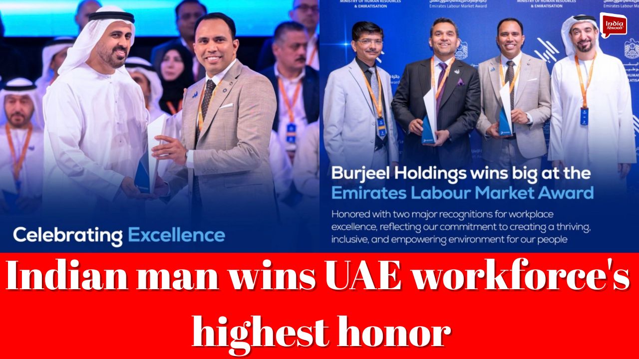 Indian man wins UAE workforce's highest honor