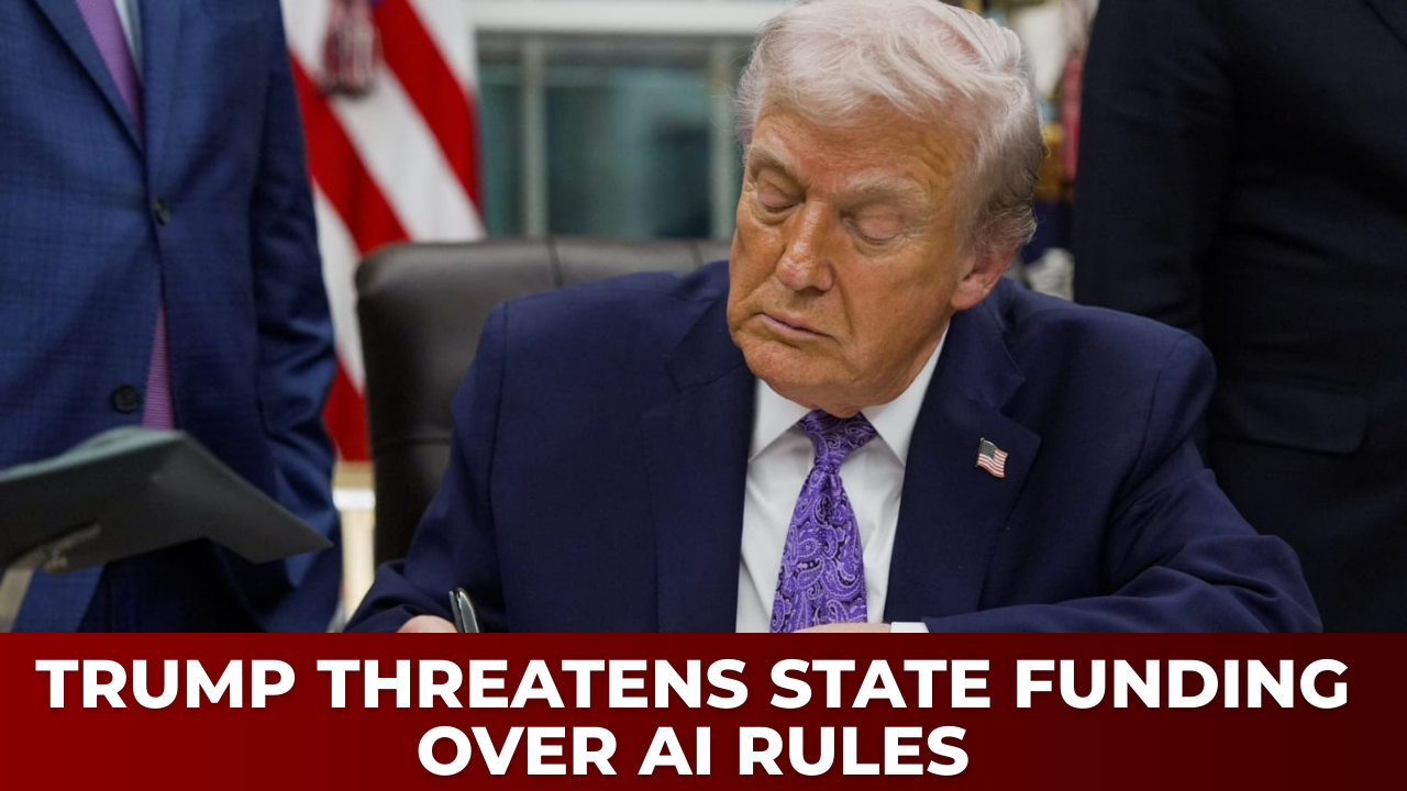 Trump threatens funding for states over AI regulations