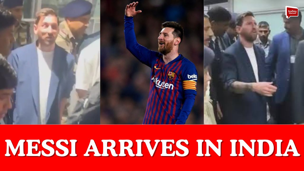 Messi arrives in India