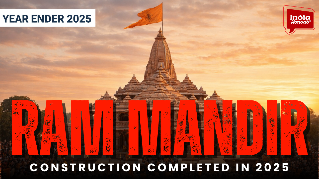  2025 में Ayodhya में Ram Mandir construction पूरा, Dharmdhwaja फहराते ही रचा इतिहास