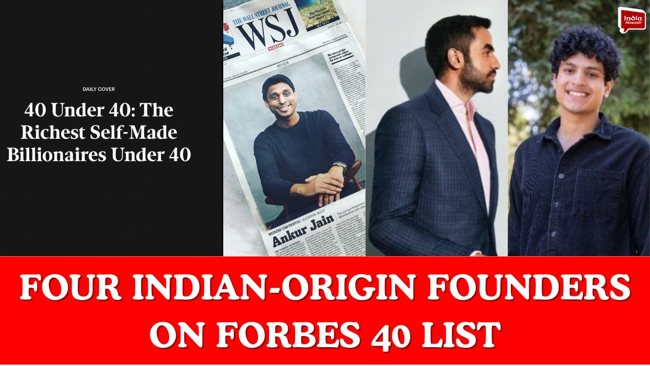 Four Indian-origin founders on Forbes 40 list|