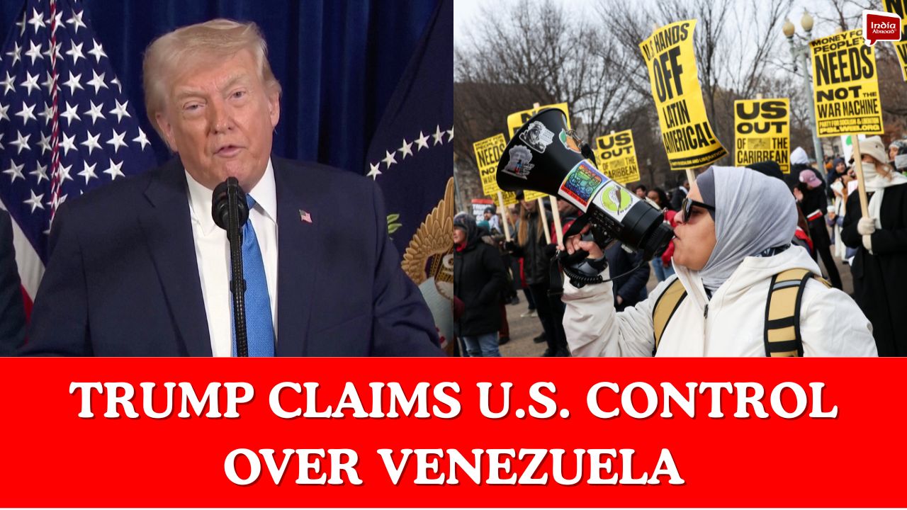 Trump claims U.S. control over Venezuela
