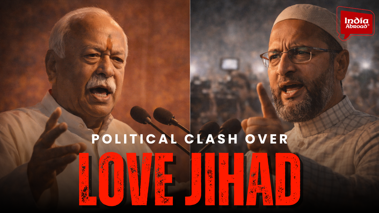 Love Jihad पर सियासी घमासान तेज, Mohan Bhagwat के बयान पर Asaduddin Owaisi का sharp attack