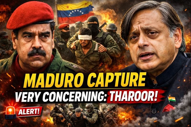 Indian MP Shashi Tharoor on U.S. capture of Venezuala's Maduro