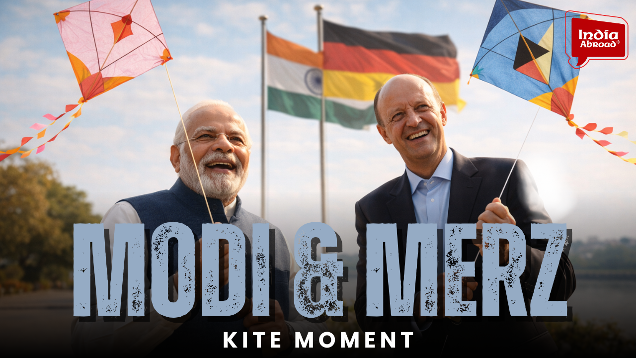 PM Modi के साथ Kite Flying करते दिखे German Chancellor Merz 