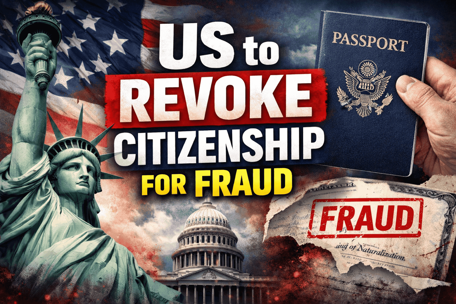 US to revoke citizenship of naturalized migrants convicted of fraud, Trump says|