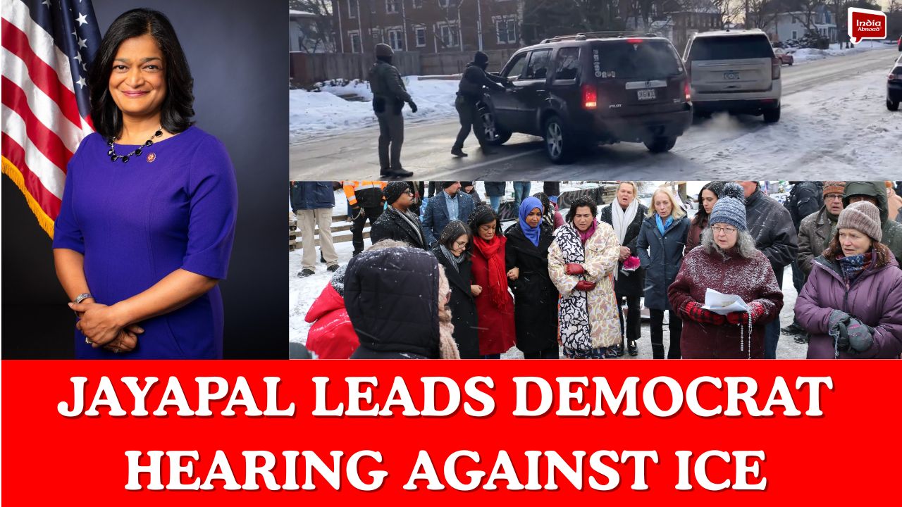 Jayapal leads Democrat hearing against ICE