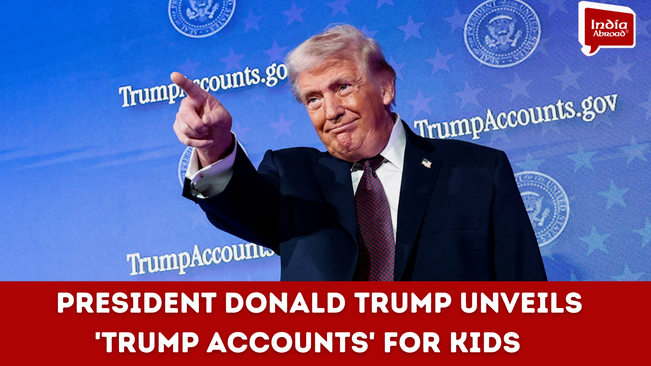 President Donald Trump unveils 'Trump Accounts' for kids