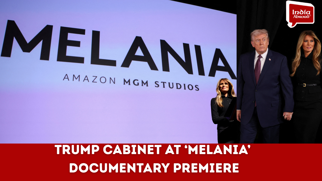 Trump cabinet attends black carpet premiere of Amazon‑backed documentary 'Melania'