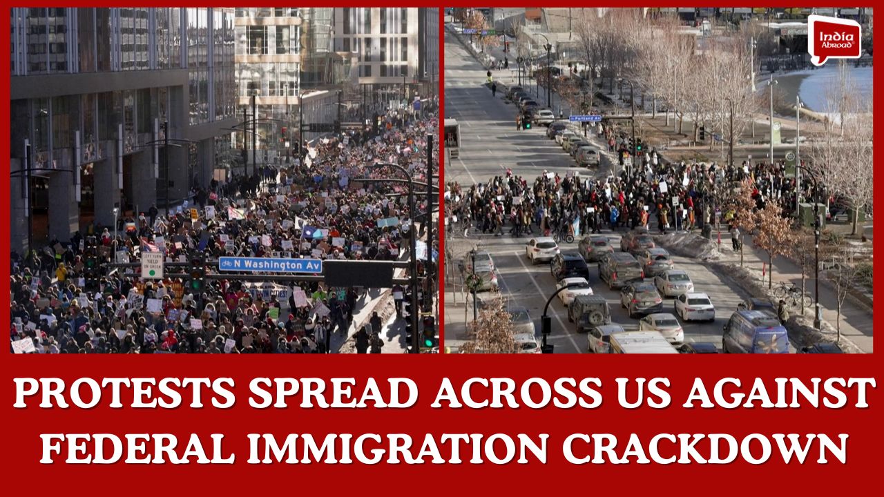 Protests spread across US against federal immigration crackdown