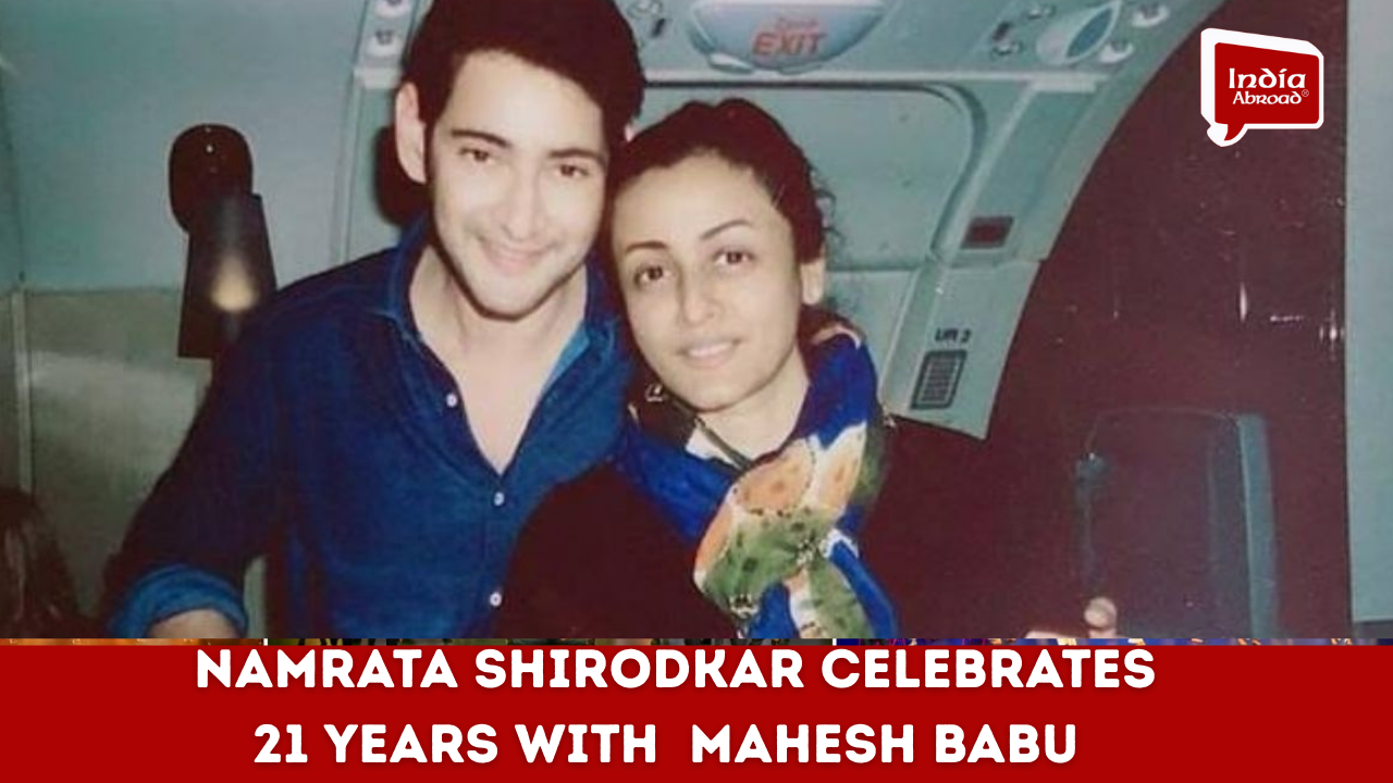 Namrata Shirodkar shares throwback picture as she and Mahesh Babu mark 21 years together