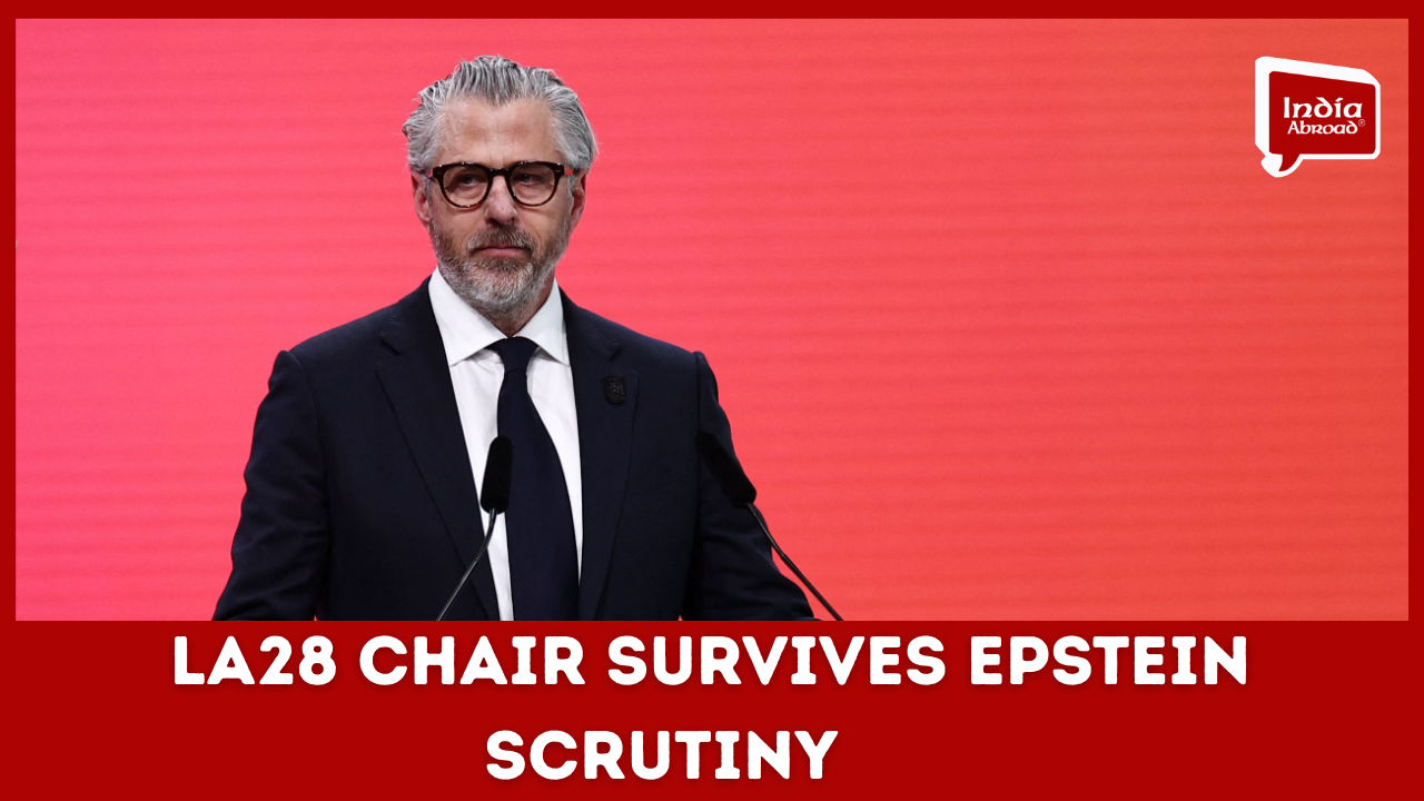 Olympics-Wasserman to remain LA28 chairman after Epstein review