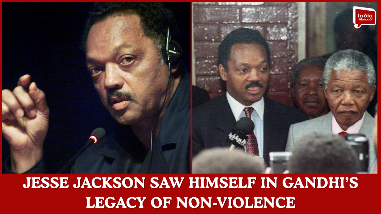 Jesse Jackson Saw Himself In Gandhi’s Legacy Of Non-Violence