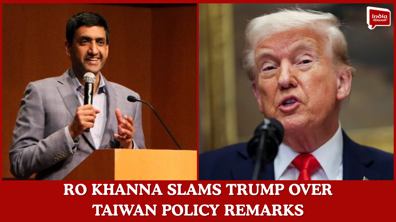 Ro Khanna Slams Trump Over Taiwan Policy Remarks