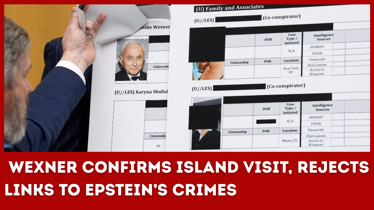 Billionaire Wexner says he visited Epstein's island but denies knowledge of financier's crimes