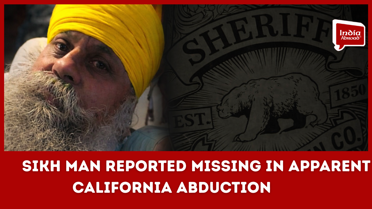 Sikh man reported missing in apparent California abduction