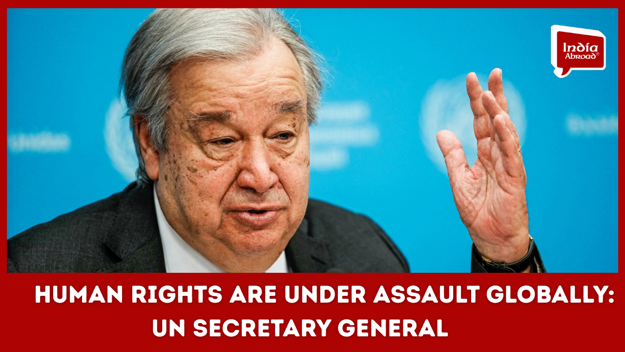 Human rights are under assault globally, says UN Secretary General